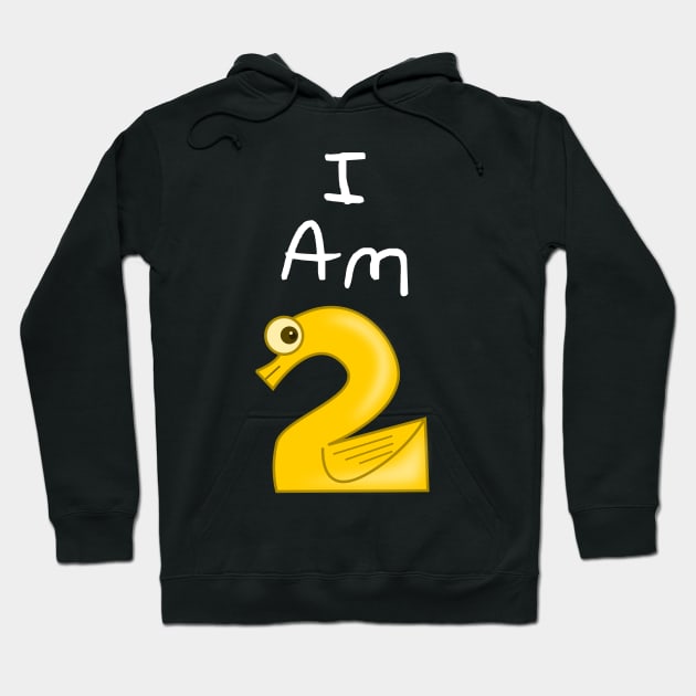 Birthday - I Am 2 Years Old Hoodie by Boo Face Designs